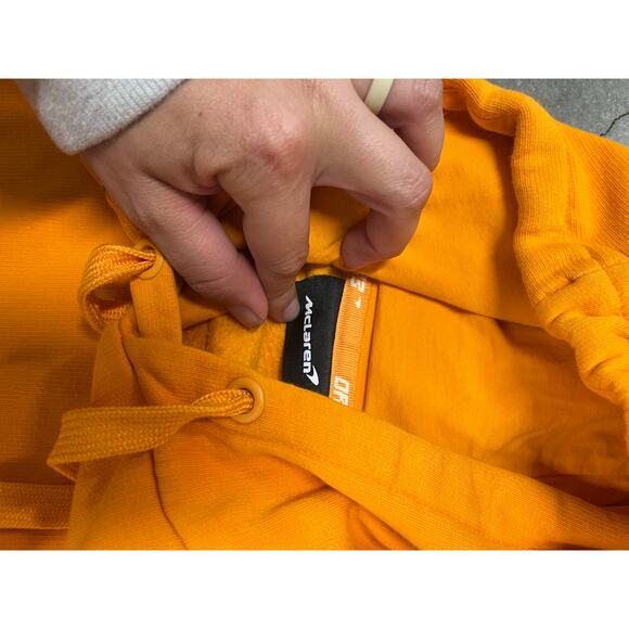 McLaren F1 Men's Daniel Ricciardo #3 Hoody Orange 701213128 Size S - Picture 5 of 6